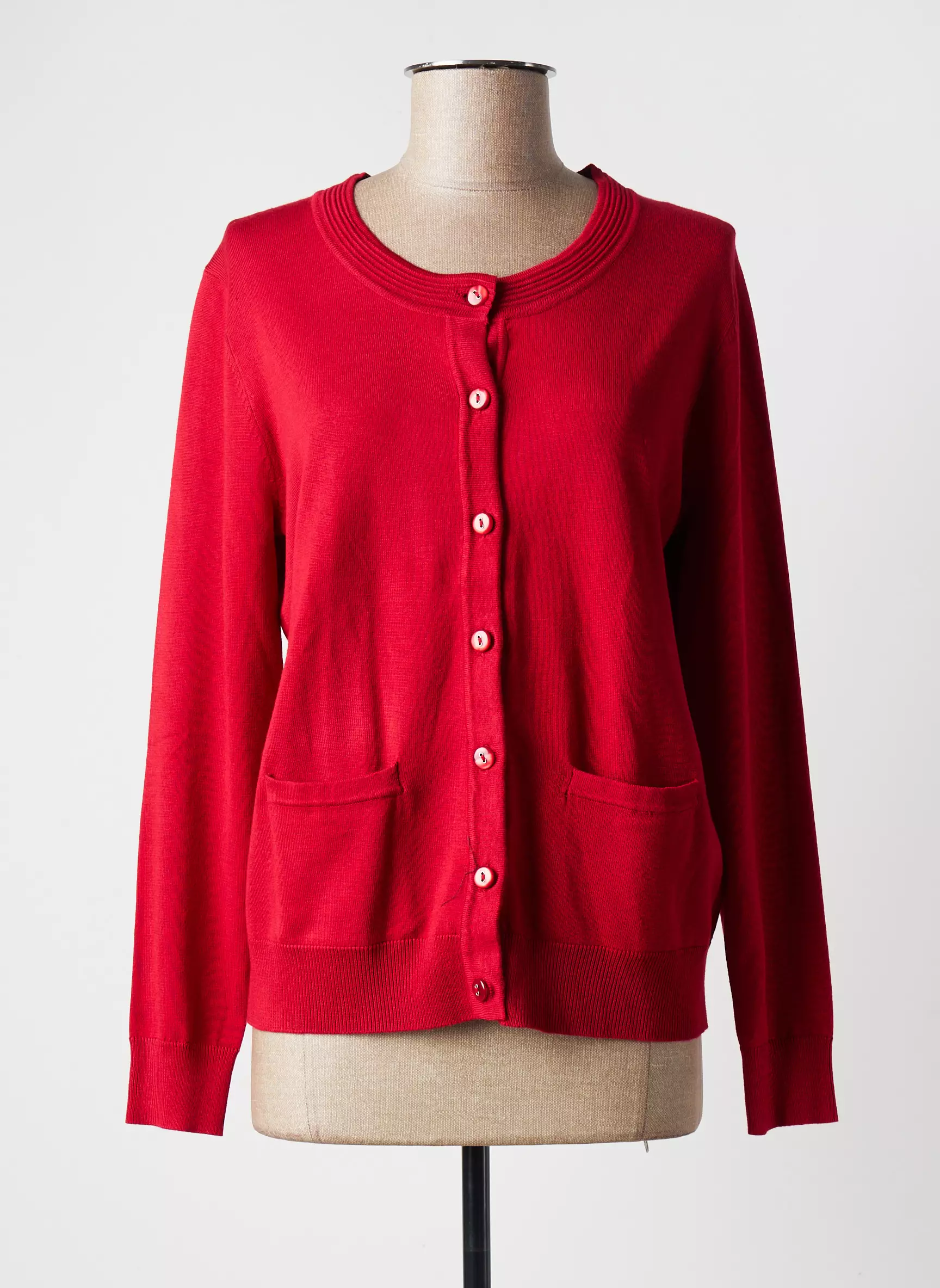 Brandtex Cardigans Femme couleur rouge