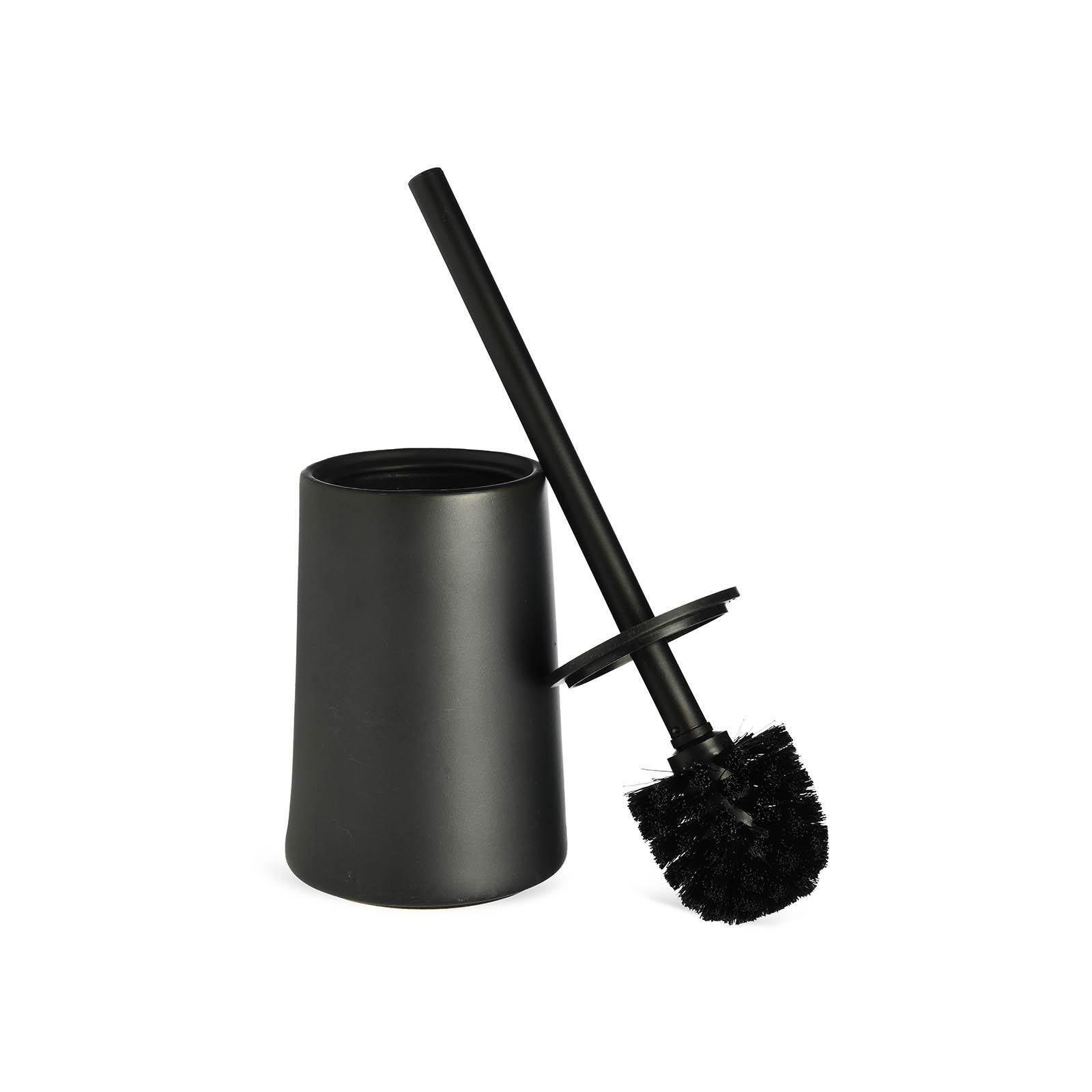 Depot WC-Reinigungsbürste Toilettenbürste Trend, (Packung, 1 Toilettenbürste, 1 Halterung), aus Keramik, Polypropylen, Stahl, L 17.5 Zentimeter
