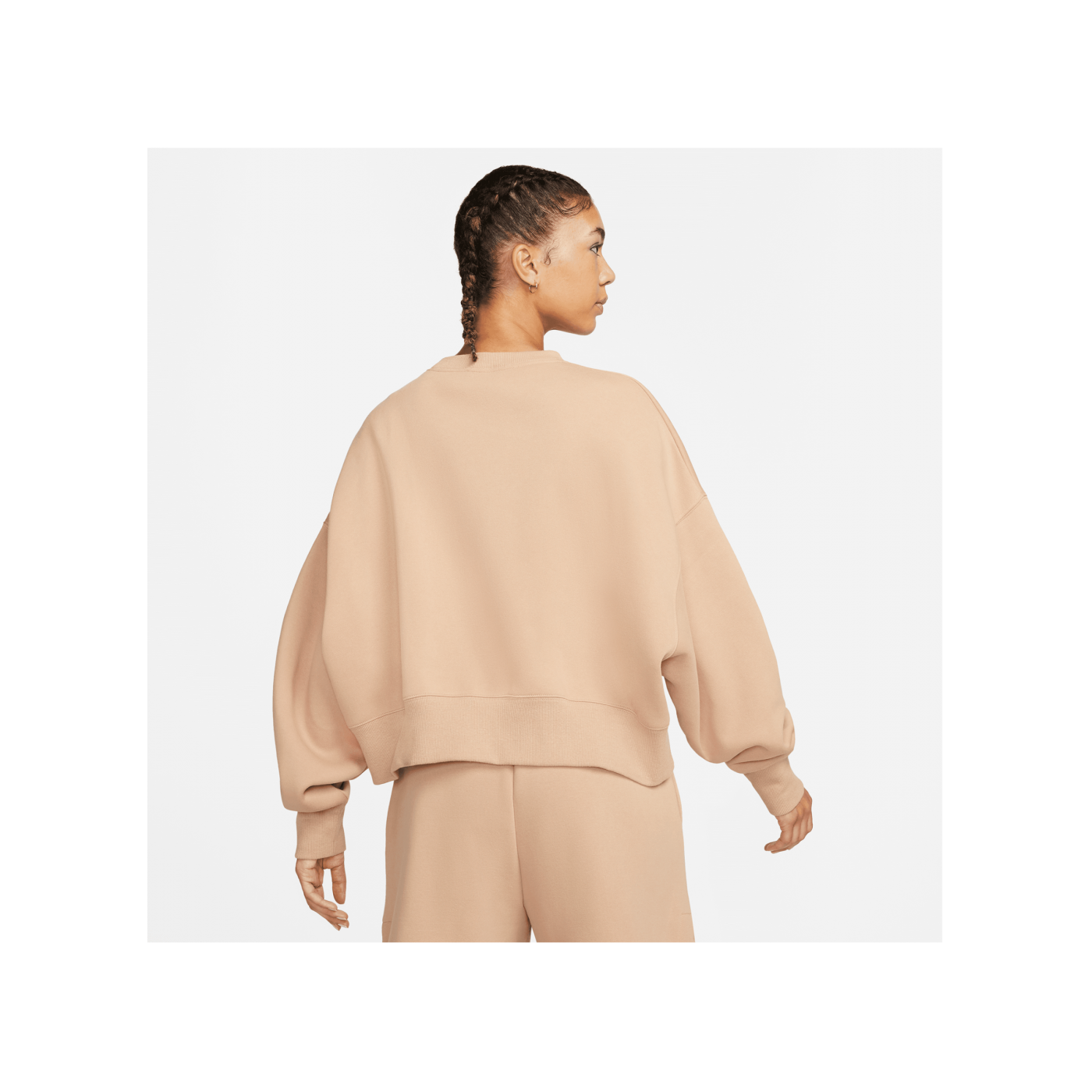 Nike Phoenix Fleece Sweatshirt Damen Braun F200