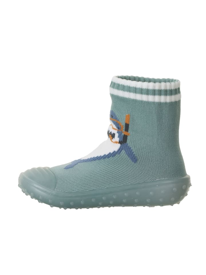 Sterntaler Adventure-Socks Hai in dunkelgrün günstig kaufen