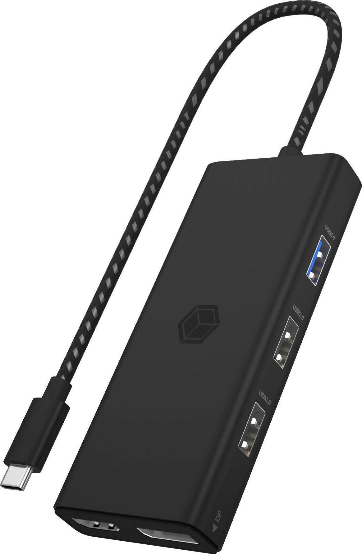 ICY BOX Laptop-Dockingstation ICY BOX USB Type-C Notebook DockingStation, zu 9 weiteren Anschlüssen