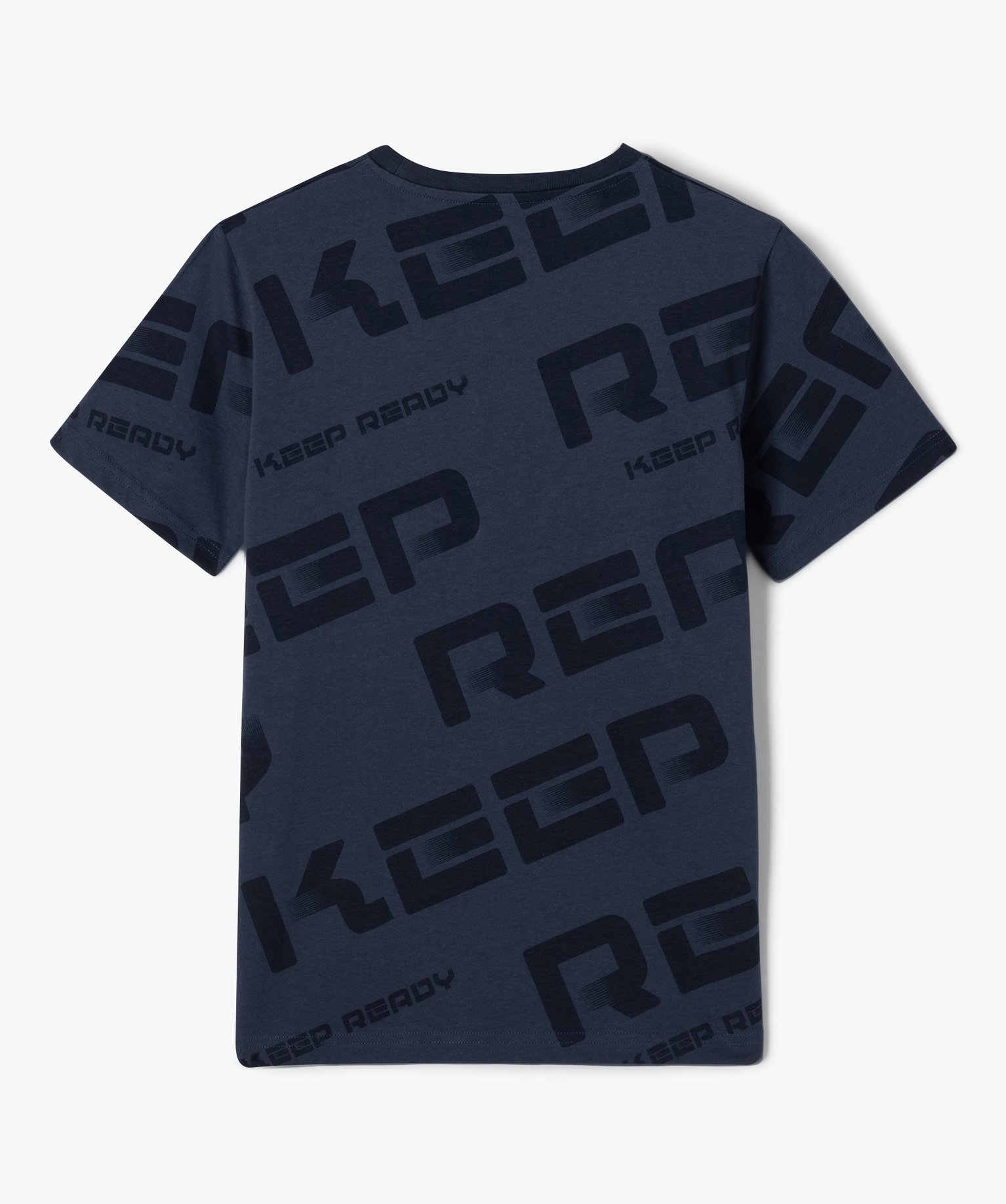 Tee-shirt à manches courtes imprimé Garçon bleu | GEMO