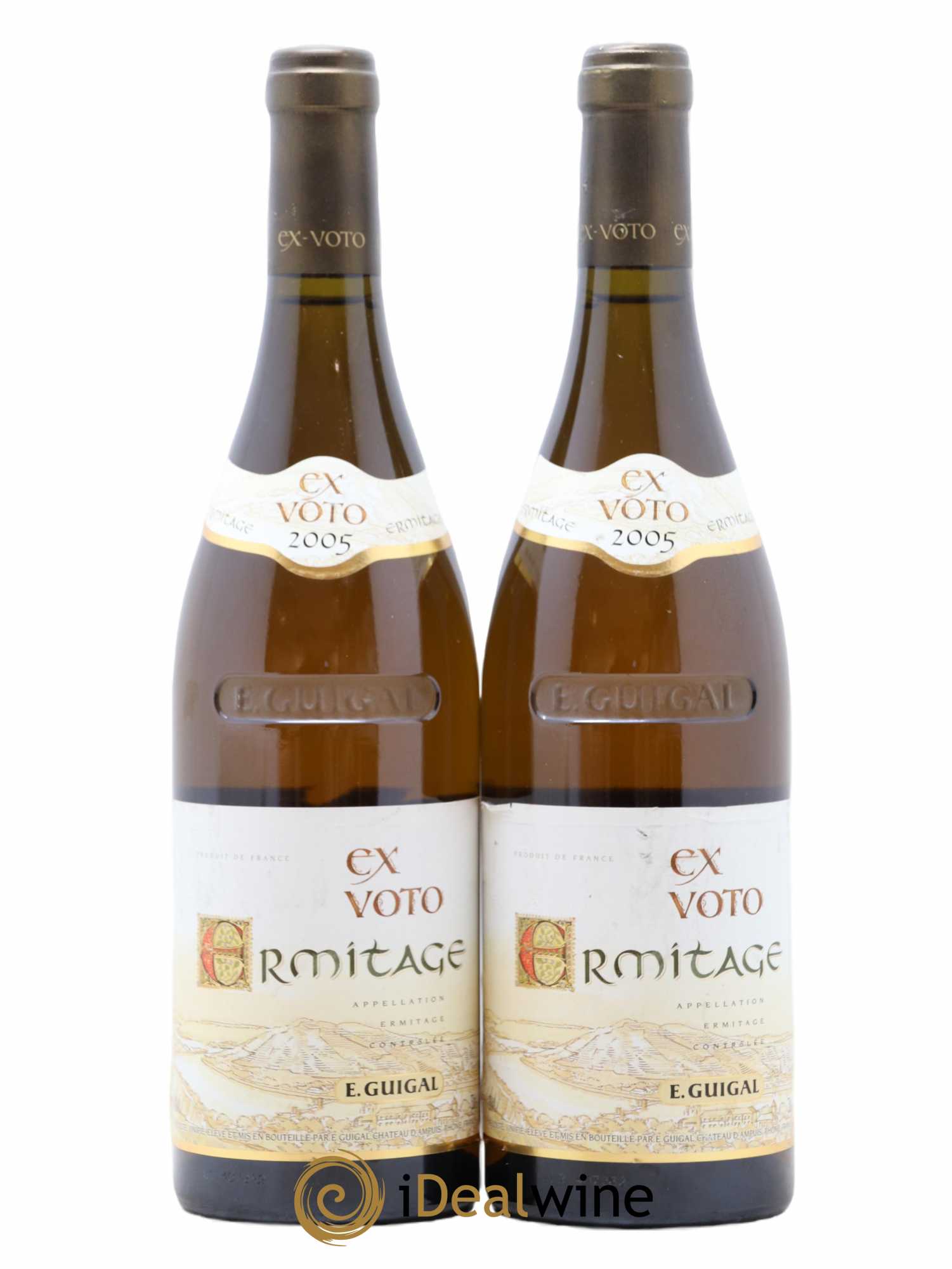 Ermitage Ex Voto Guigal  2005 - Lot de 2 Bouteilles