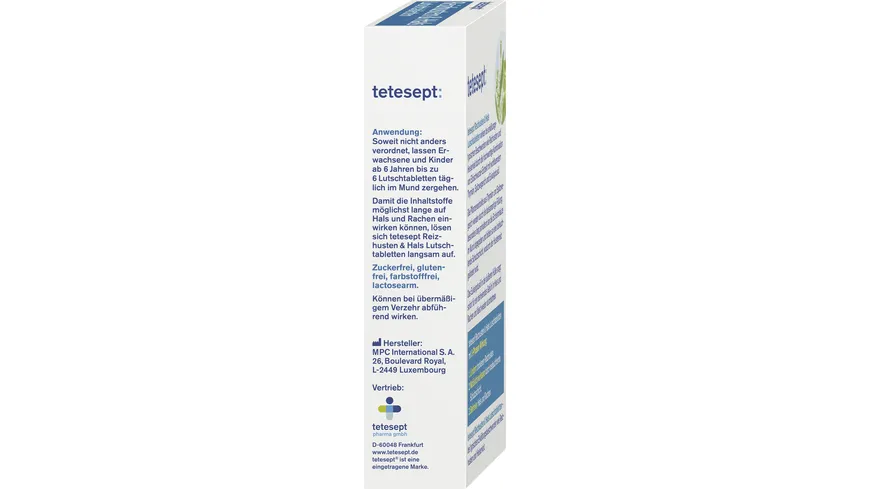 tetesept Reizhusten & Hals Lutschtabletten 3-Phasen