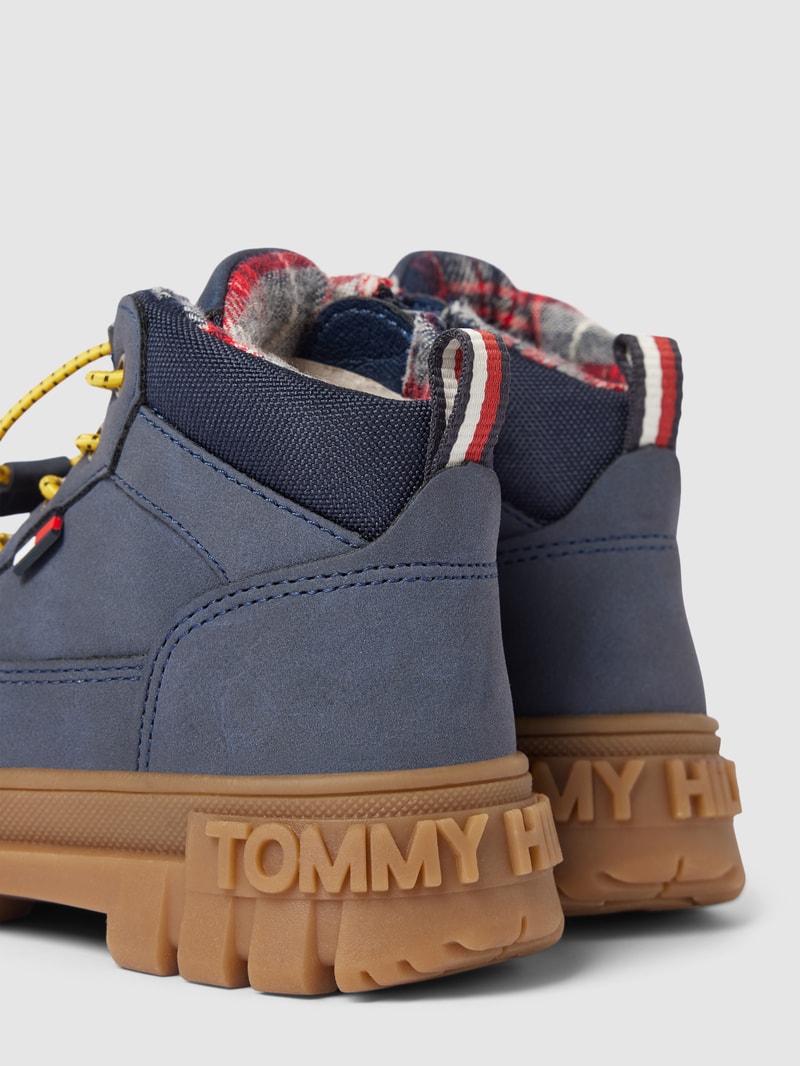Boots mit Schnürverschluss Modell 'MICHIGAN' in marineblau
