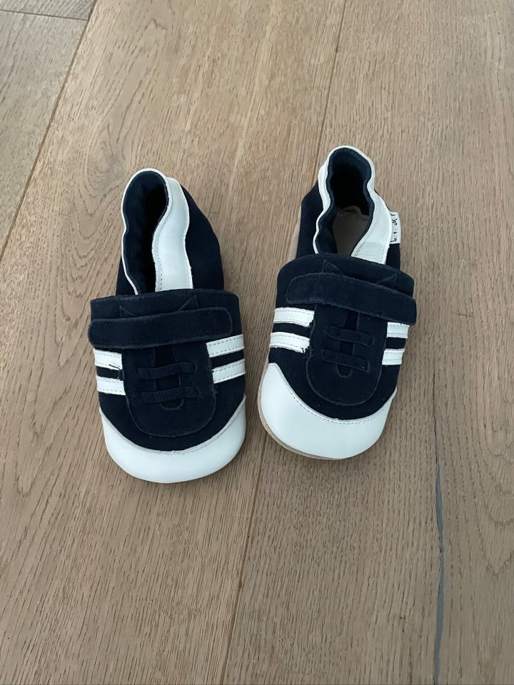 Lait et Miel Leder-Krabbelschuhe in Dunkelblau günstig kaufen 27/28