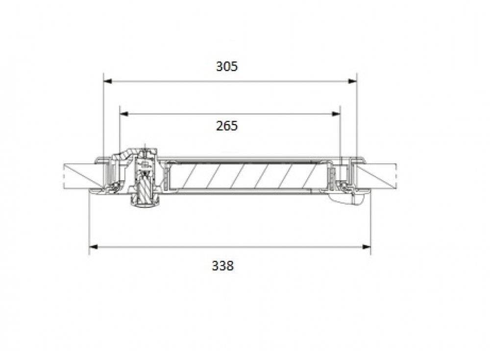 Dometic SK4 37,5 x 30,5 cm Serviceklappe
