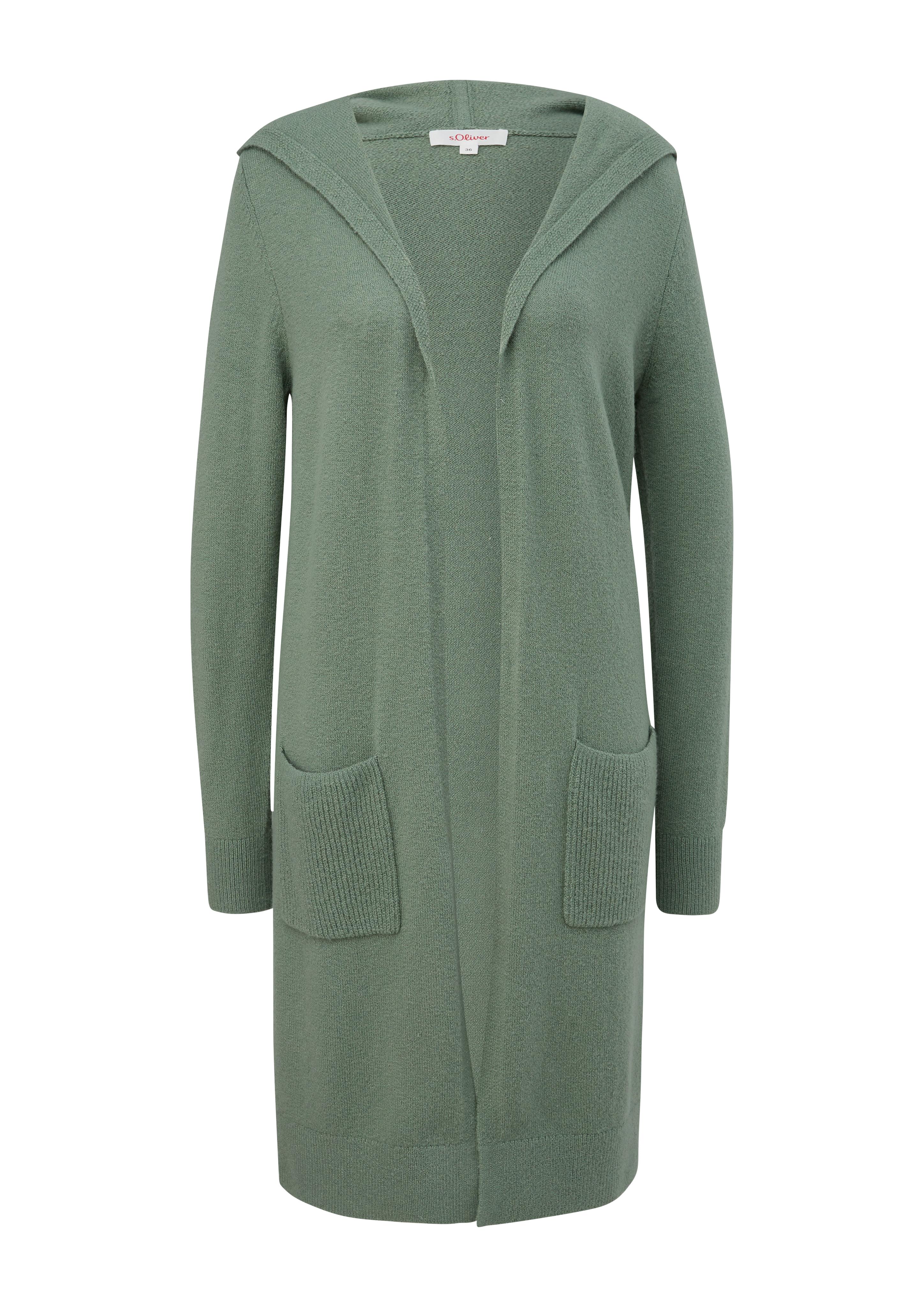 Long-Cardigan mit Kapuze  2118908-7210