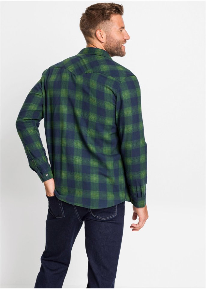 Flanell-Langarmhemd