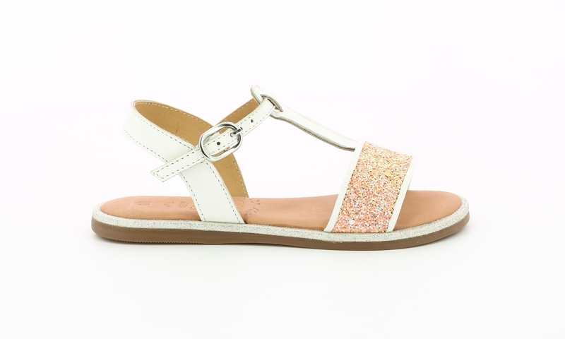Sandales cuir Pailletta