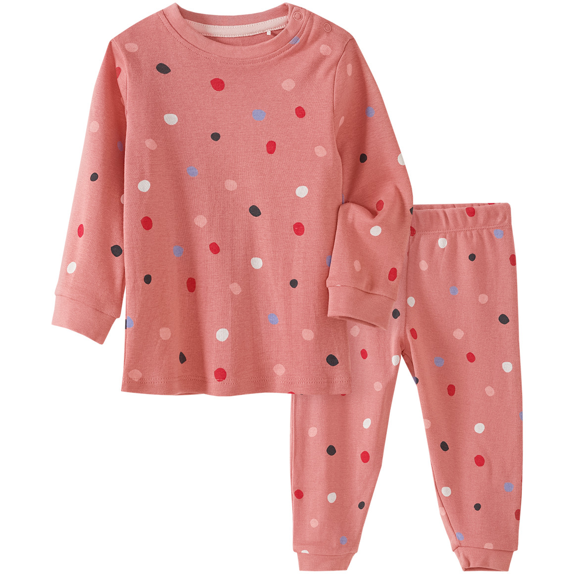 Baby Schlafanzug mit Punkten-Allover
