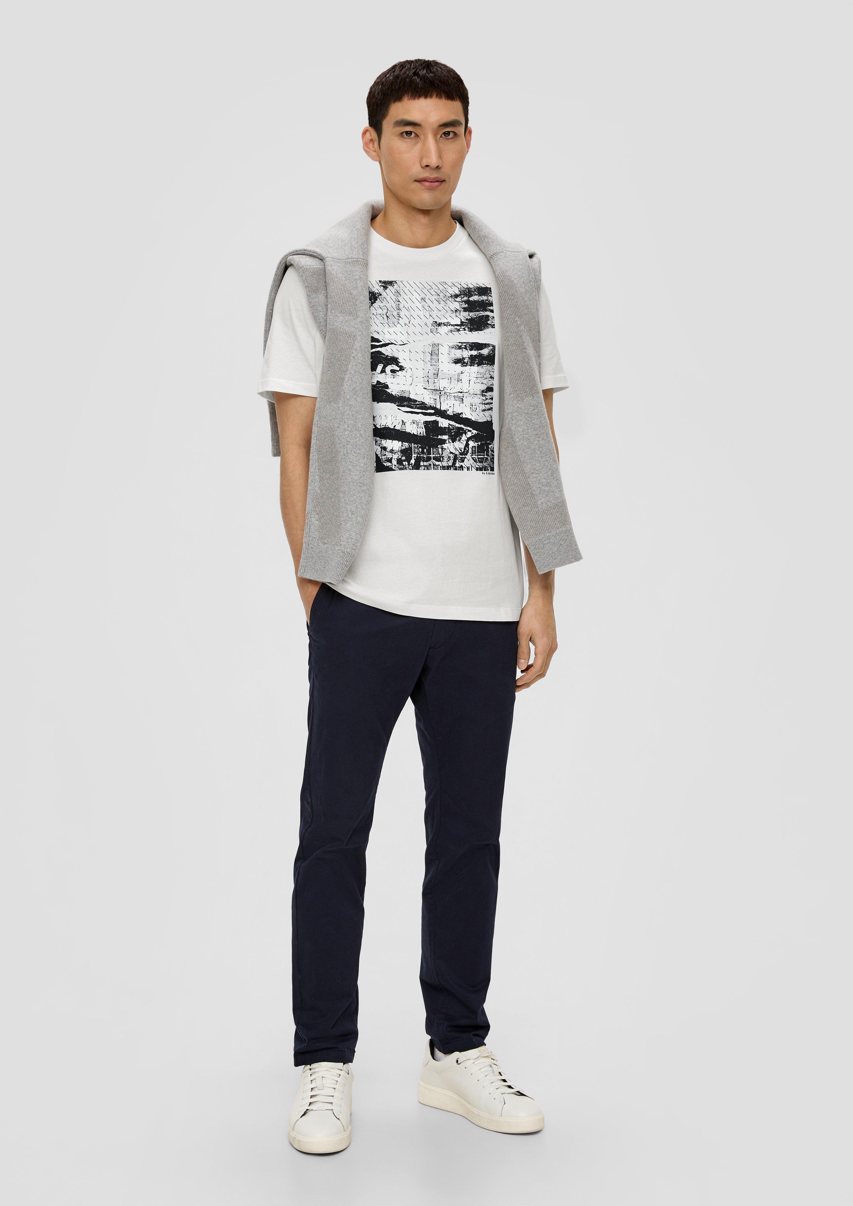 T-Shirt mit Frontprint  2138638-01D1