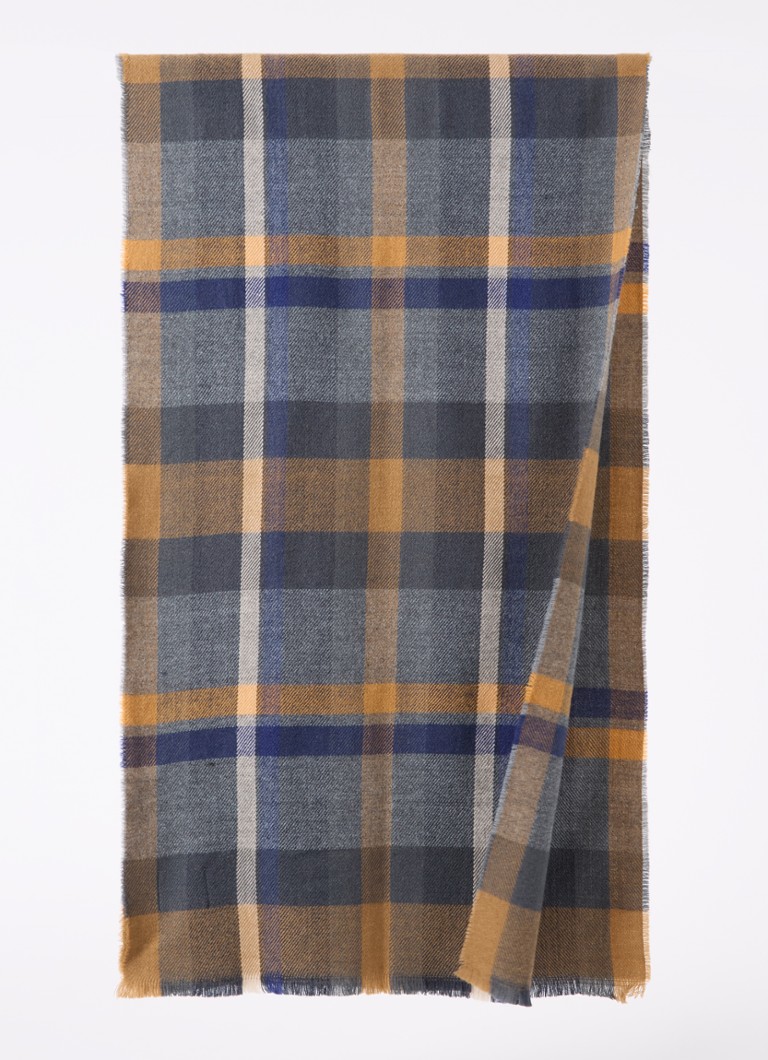 Barts Lowel scarf with checked design 185 x 55 cm