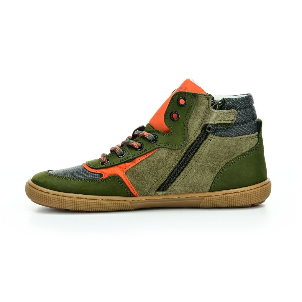 Koel4kids Danish Nappa Khaki Barfußstiefeletten