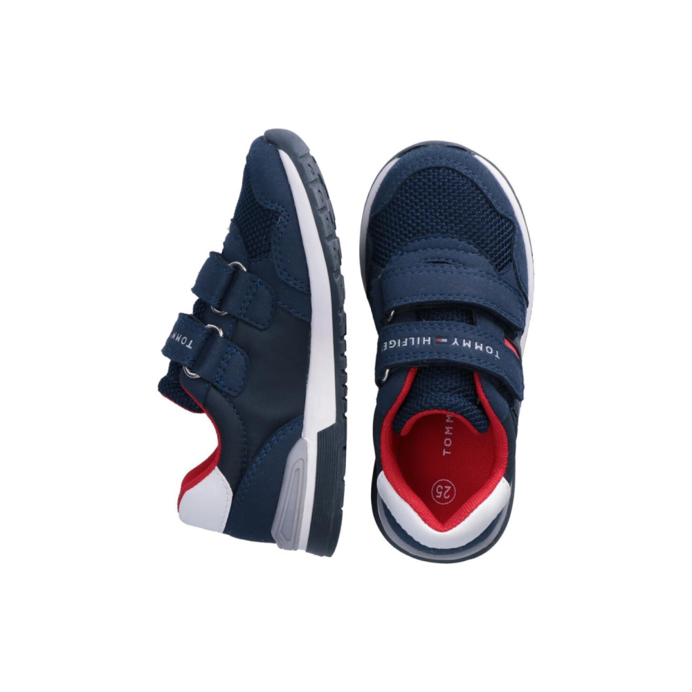 Tommy Hilfiger Low Cut Velcro T1B4-30481-0732800- / blau