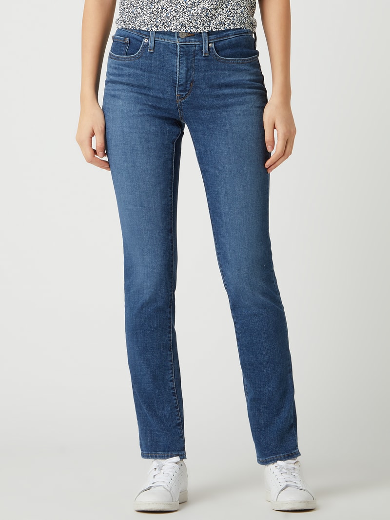 Shaping Slim Fit Jeans mit Stretch-Anteil Modell '312™' in blau