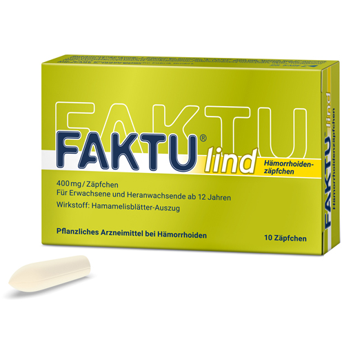 FAKTU lind Hämorrhoidenzäpfchen  10 St  Suppositorien