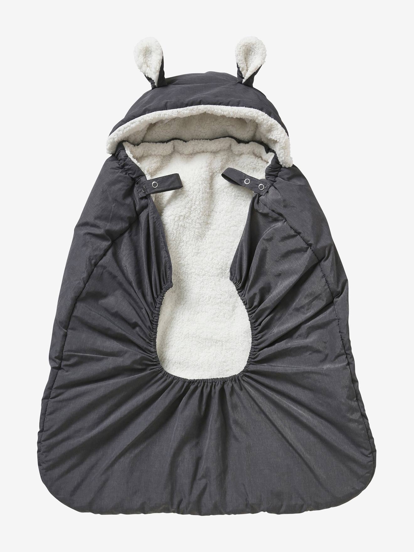 Vertbaudet Wintercover für die Babytrage - grau