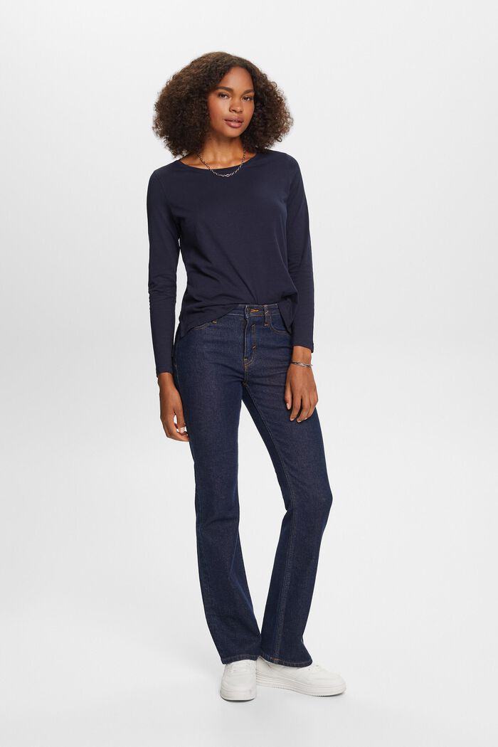 Jersey-Longsleeve, 100% Baumwolle