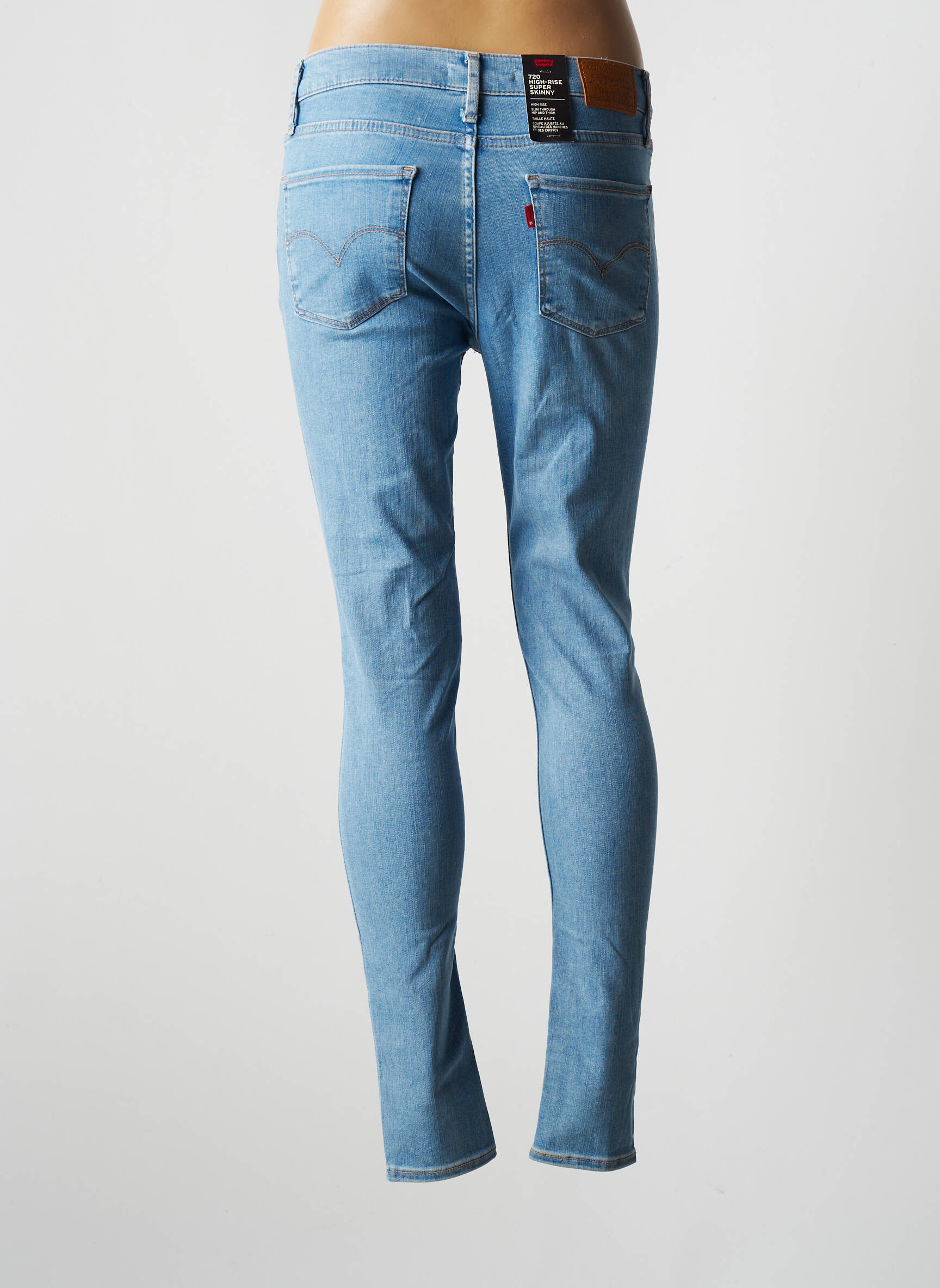 Levis Jeans Skinny Femme couleur bleu