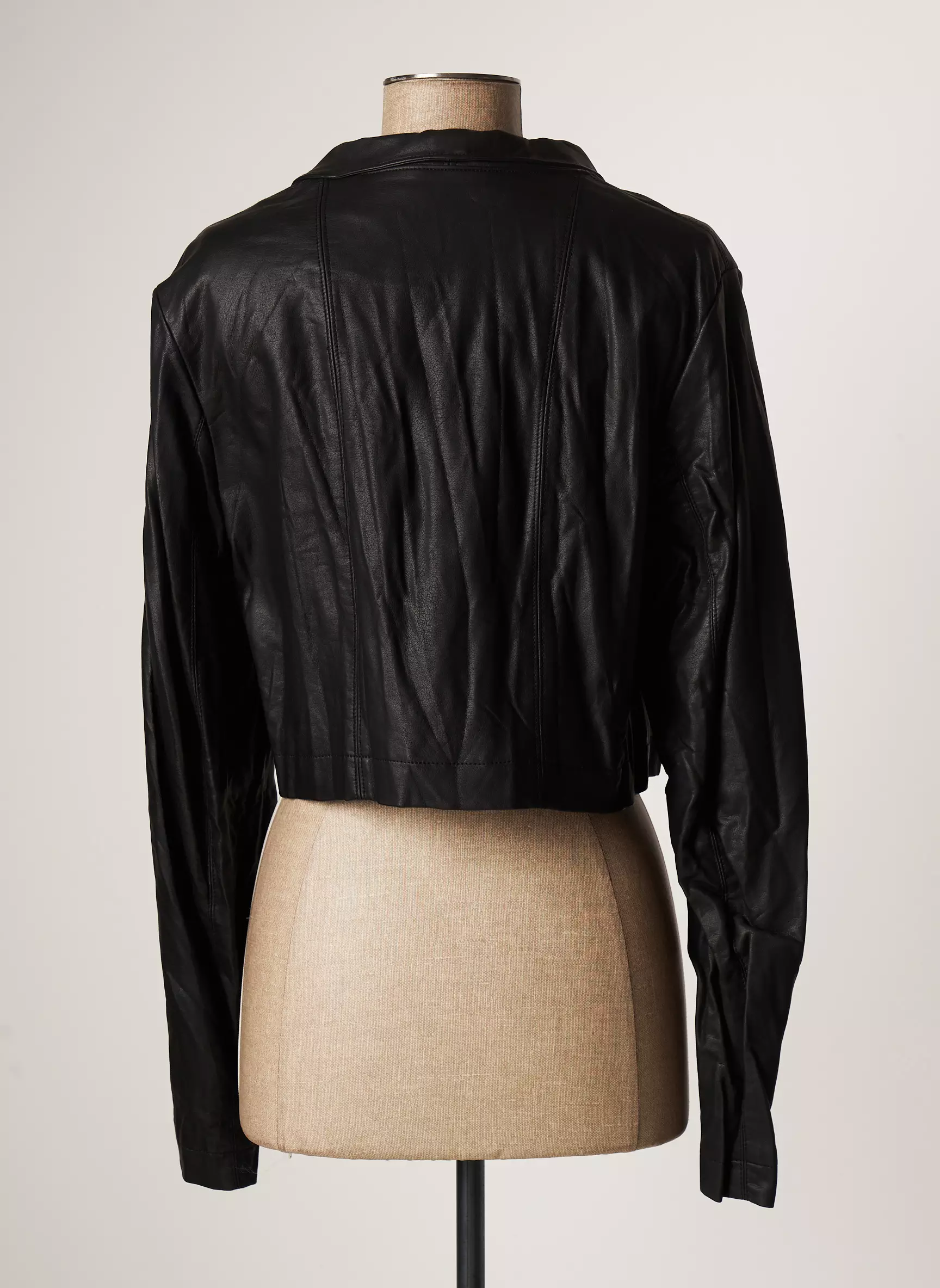 Lauren Vidal Vestesimilicuir Femme couleur noir