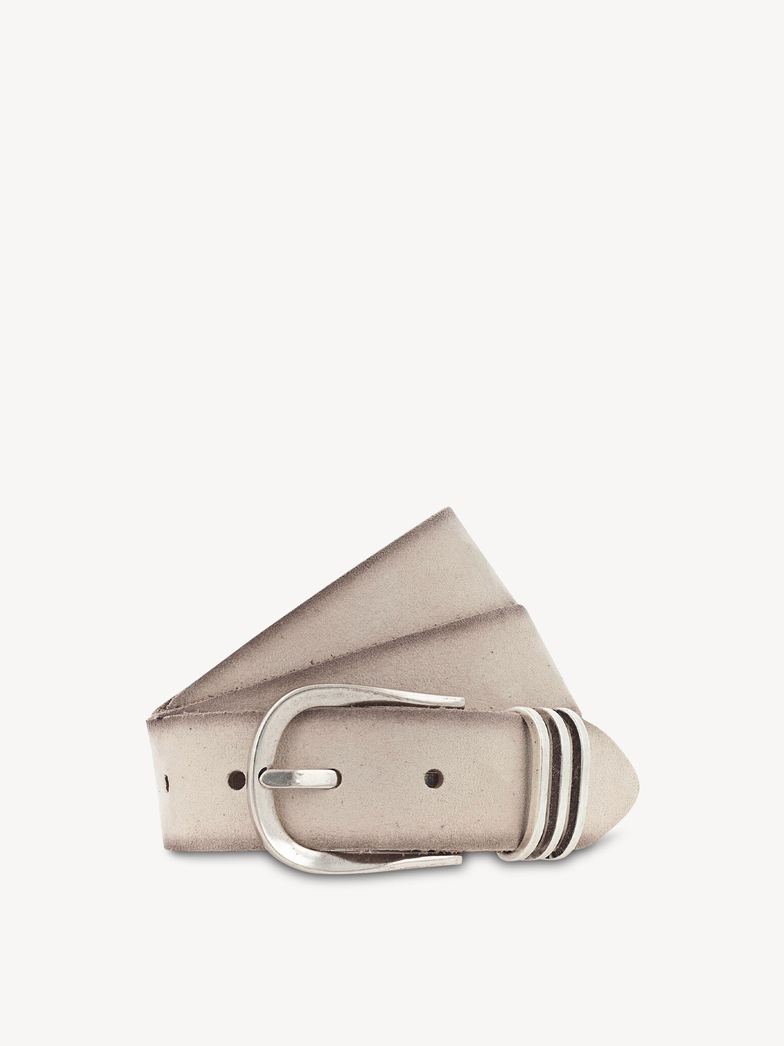 Ceinture en cuir - beige