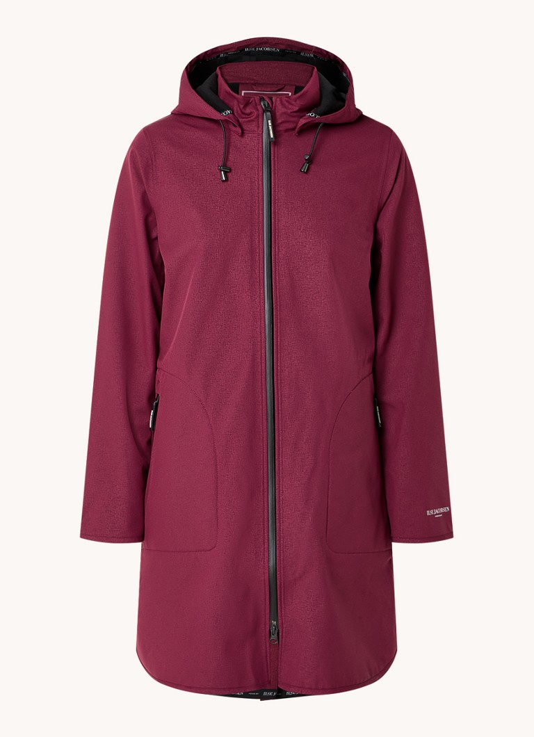 Veste imperméable softshell Ilse Jacobsen Rain128 avec capuche amovible