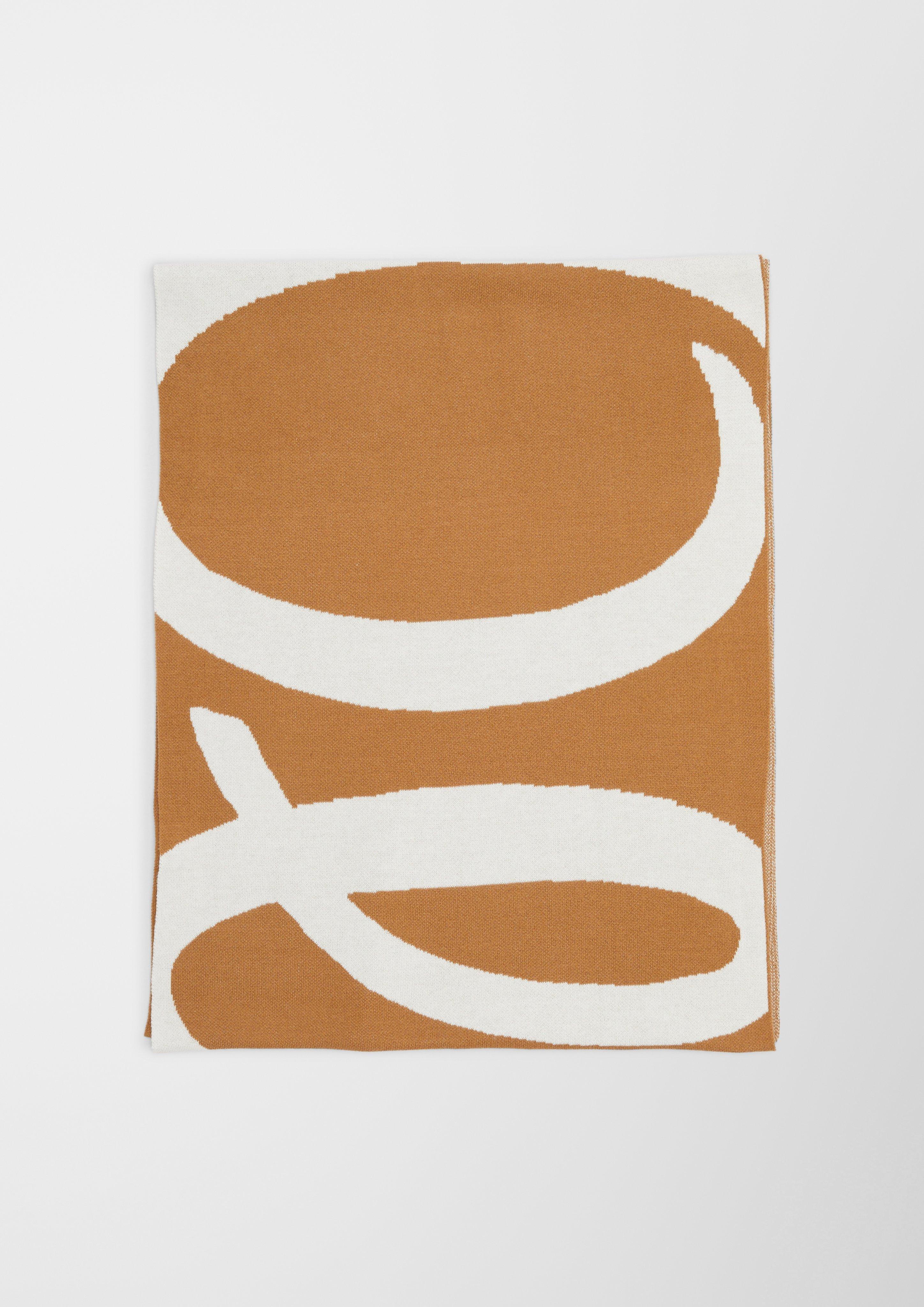 Jacquard-Schal mit Logo-Schriftzug  2121472-84X0