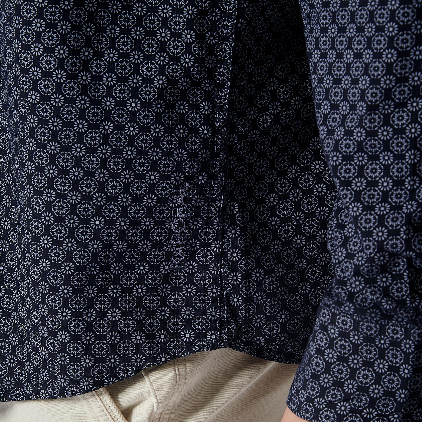 ROMER  Chemise bleue imprimée homme