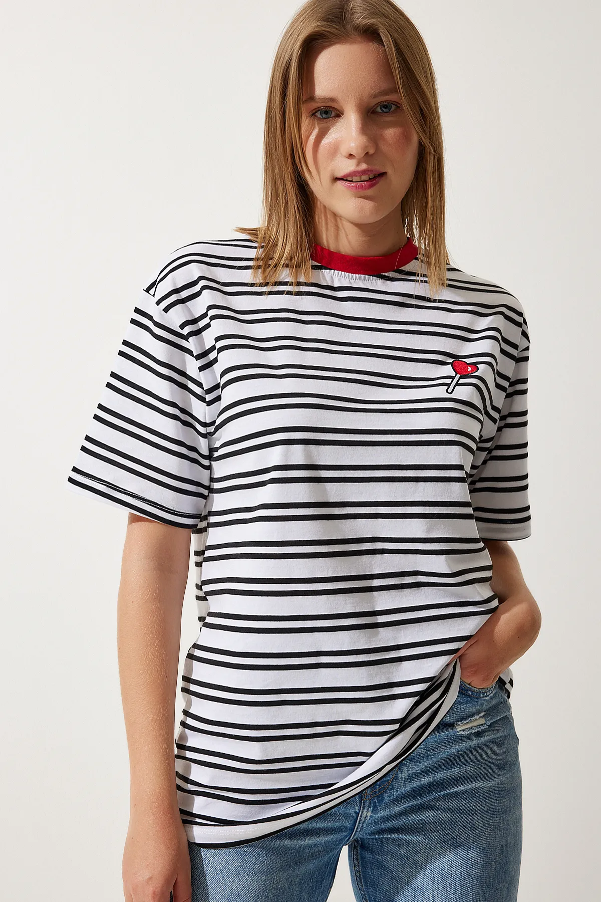 Happiness İstanbul  T-Shirt - Weiß - Regular Fit