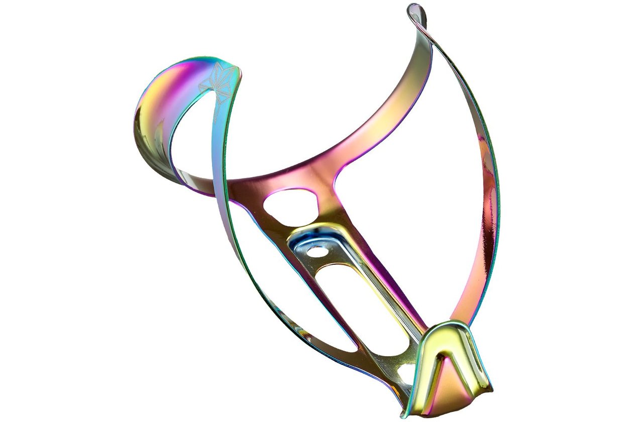 Supacaz Fly Cage Ano Aluminum Flaschenhalter - oil slick