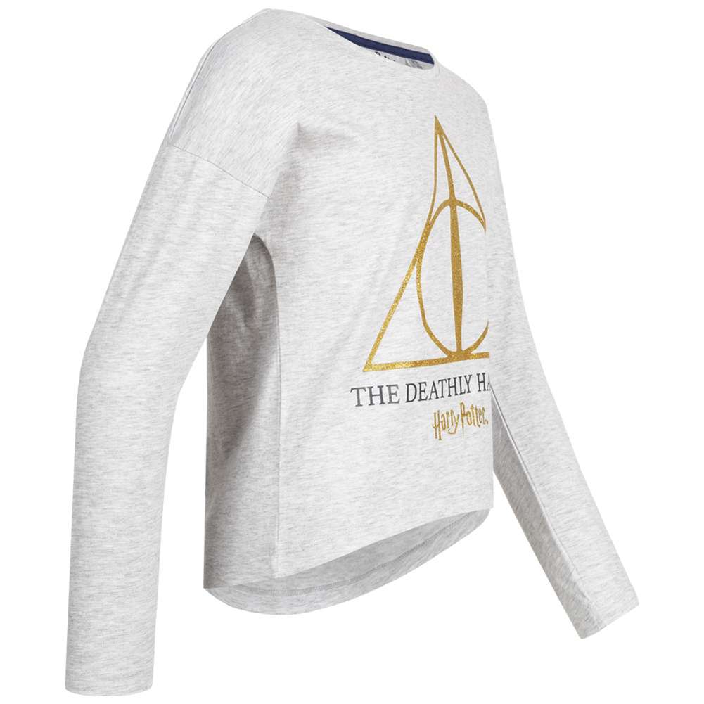 Harry Potter und die Heiligtümer des Todes Kinder Langarmshirt grau