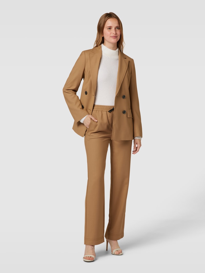 Hose mit in camel