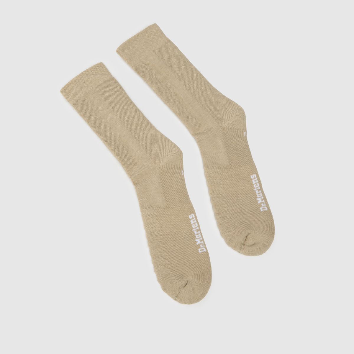 Dr Martens beige dubbeldocksocka