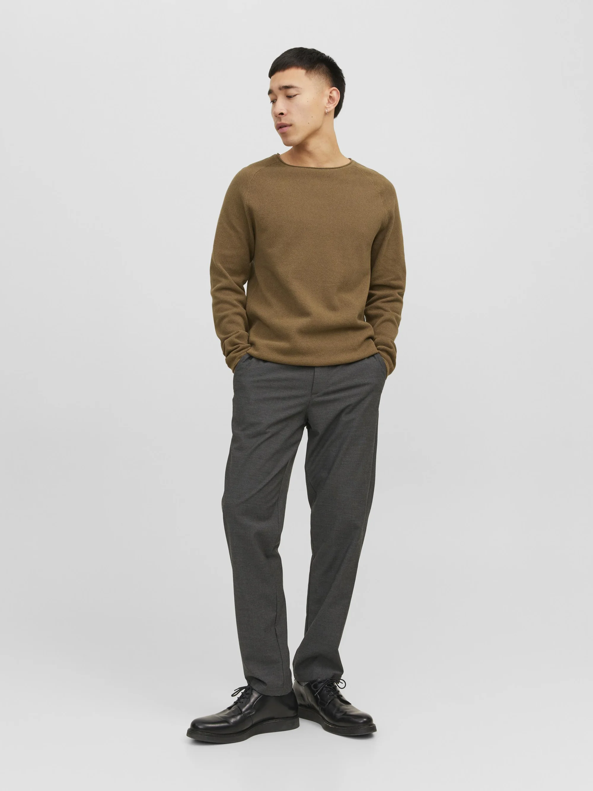 Jack & Jones JJEHILL CUELLO REDONDO - Suéter