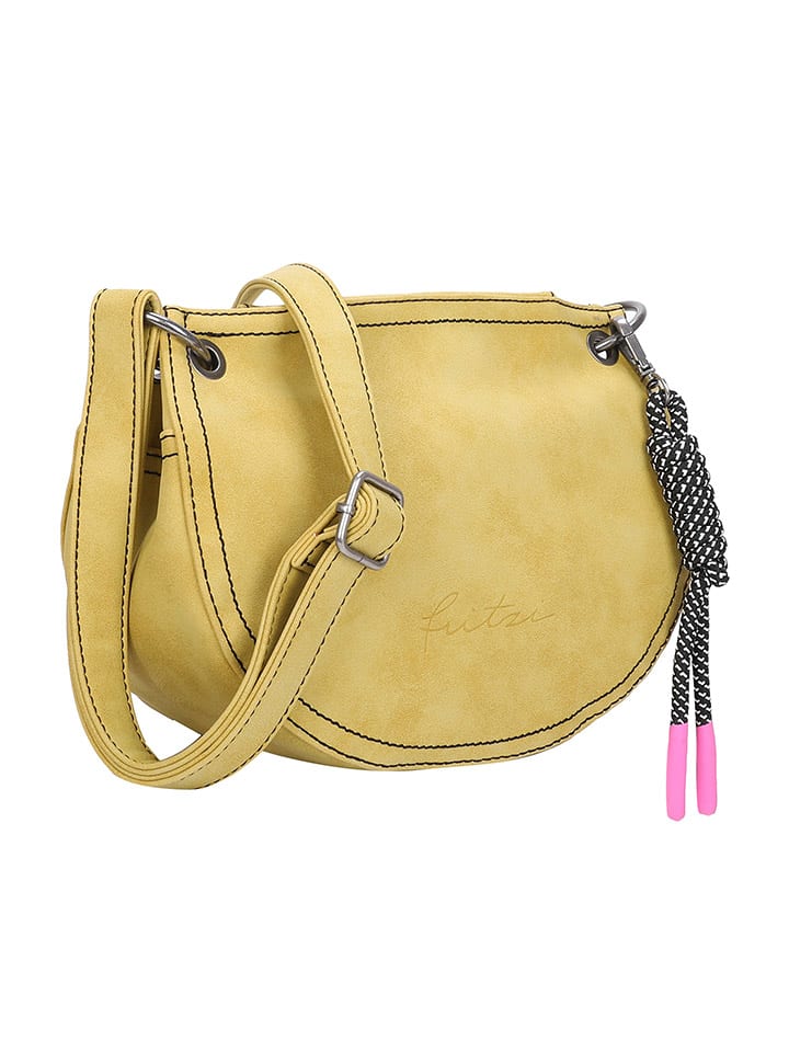 Fritzi aus Preußen Umhängetasche in Gelb - (B)27,5 x (H)22,5 x (T)11 cm günstig kaufen onesize