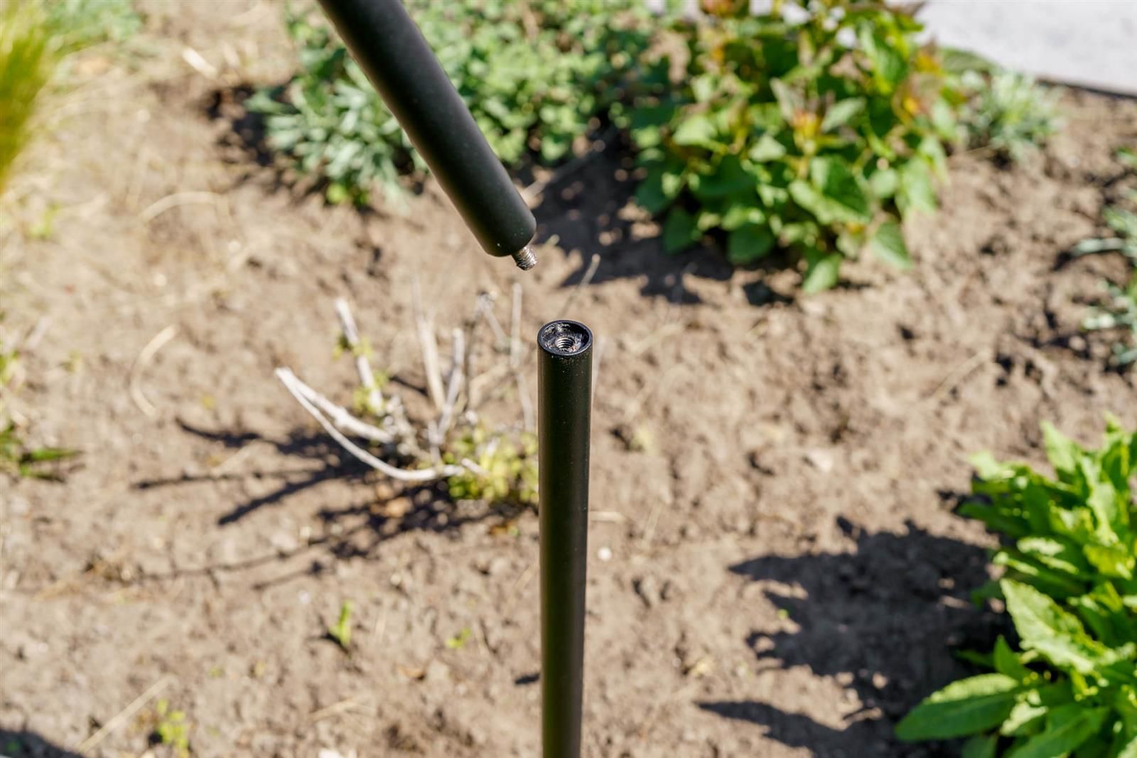 Set Beleuchtungspfosten  aus Metall-4Stück