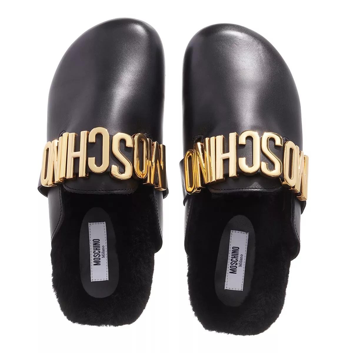 MOSCHINO Sabots schwarz Slide