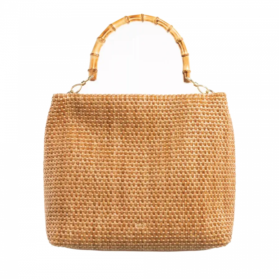 Abro - Abro Handle Bags Bambus Brown - braun