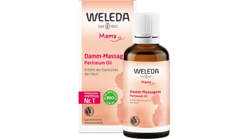 WELEDA MAMA Damm Massageöl 50 ml