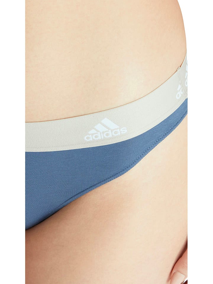 adidas 3er-Set: Strings in Blau/ Grau/ Schwarz günstig kaufen