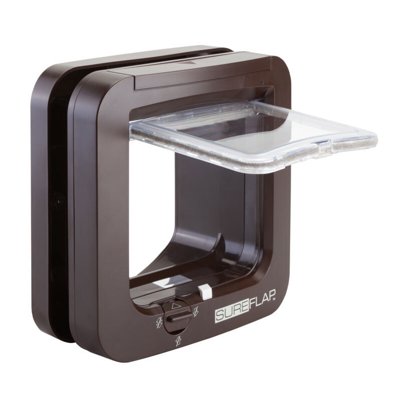 SureFlap Klappen & Türen SureFlap Mikrochipgesteuerte Katzenklappe braun