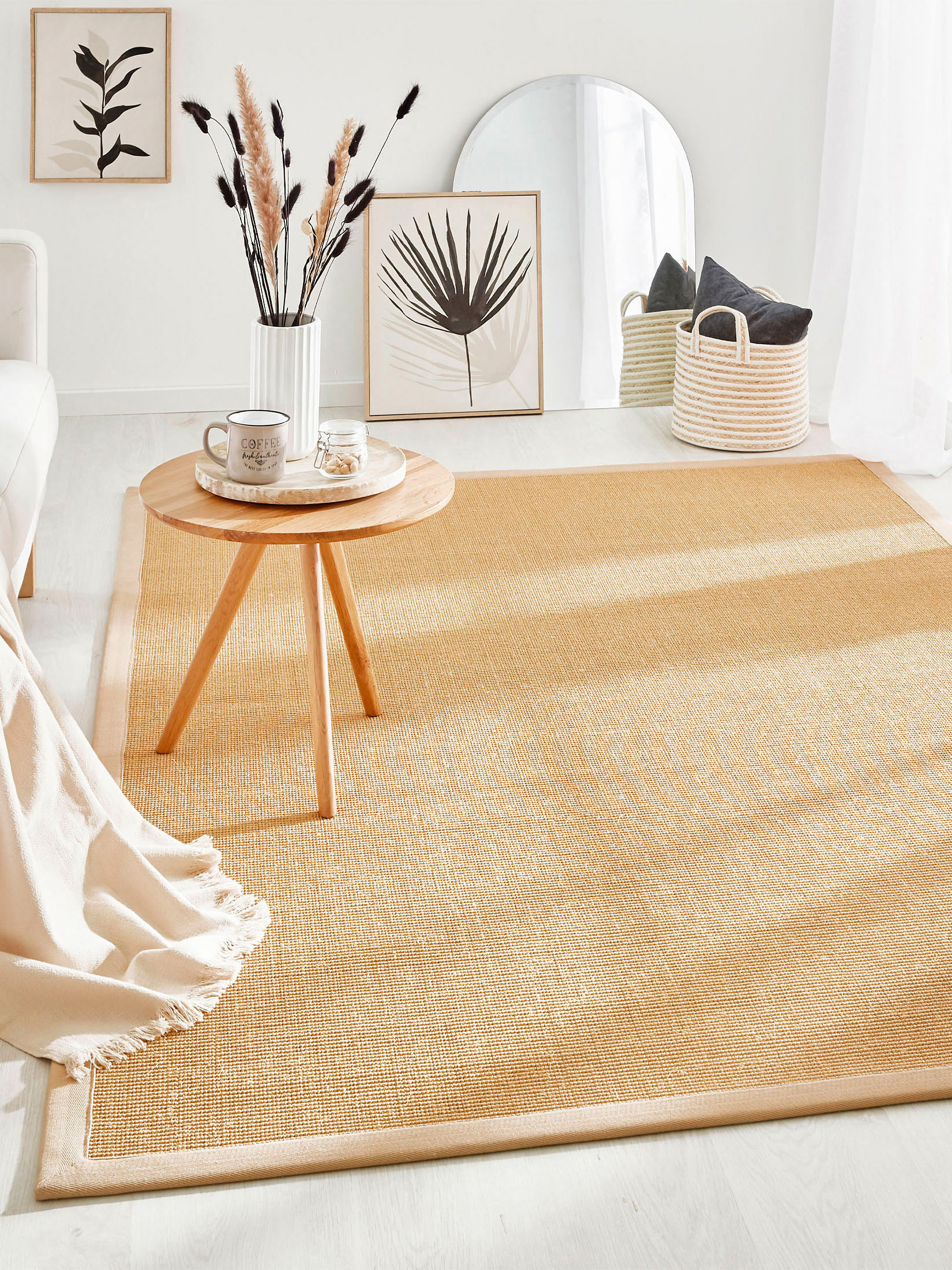 Aruba Nature Sisal-Teppich, Creme