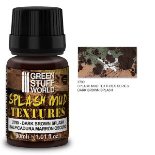Splash Mud Textures: Dark Brown (30ml)