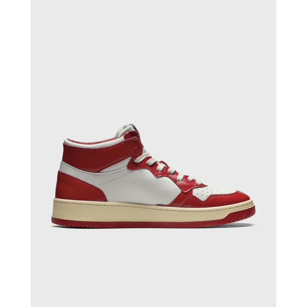 Autry High-Top- mit Brand-Details AUMM WB02 / weiss