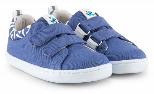 HopFrög ~ Smart Walker Canvas Sneaker ~ Eco Blue/Violet