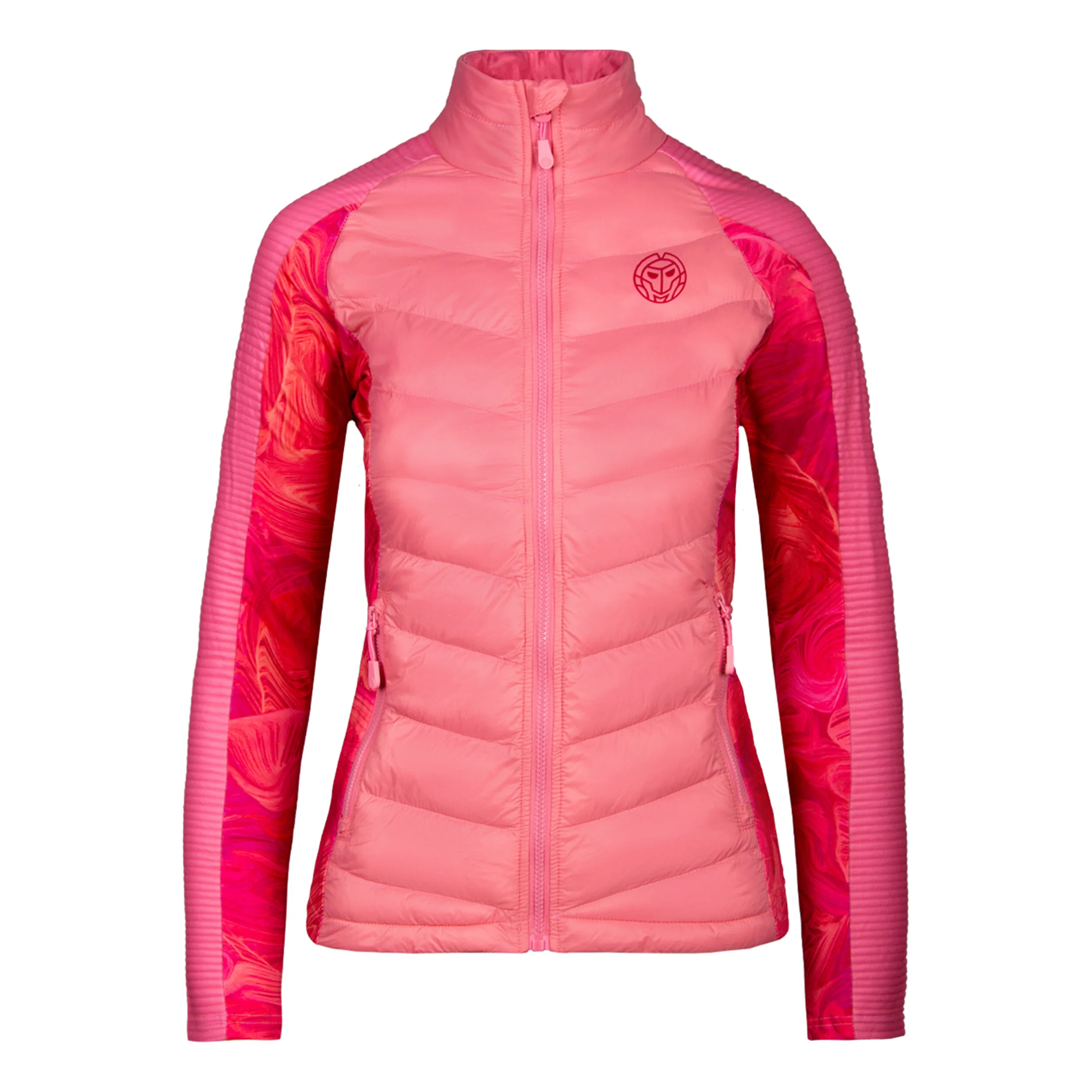 Dania Tech Down Jacket Trainingsjacke Damen - Pink, Mehrfarbig