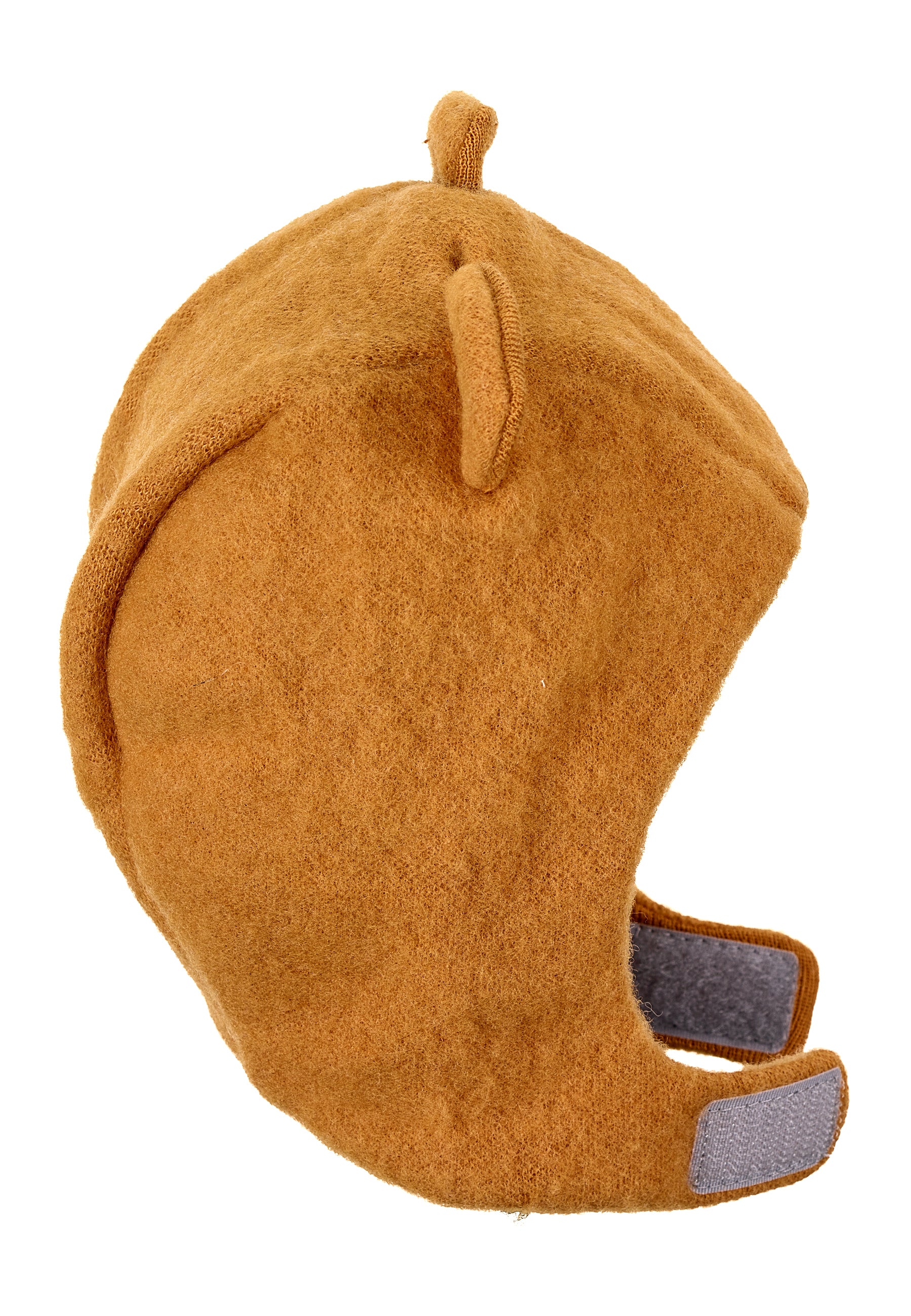 Schalmütze aus Wolle (Merino) mit 3D Ohren