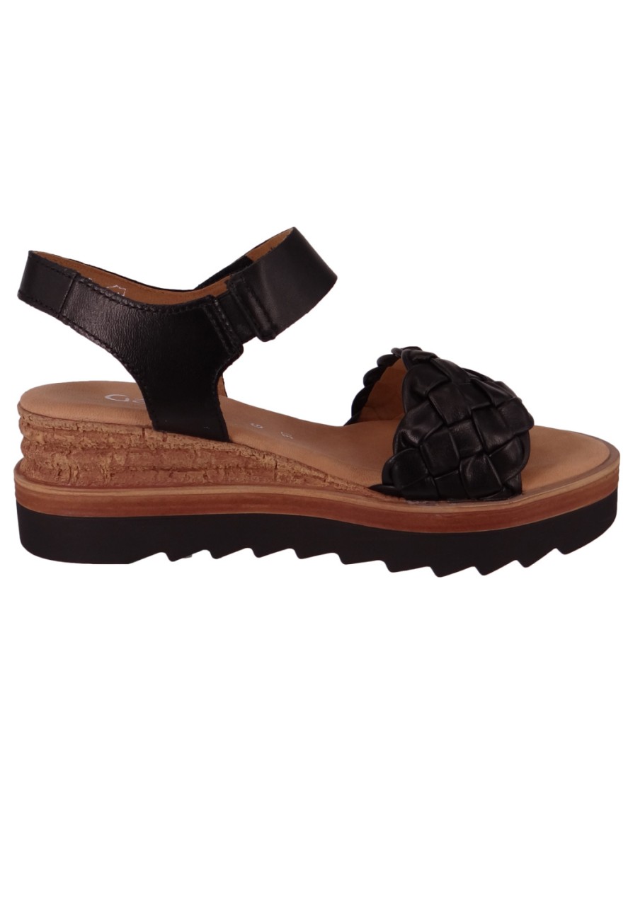 GABOR Klassische Sandalen schwarz