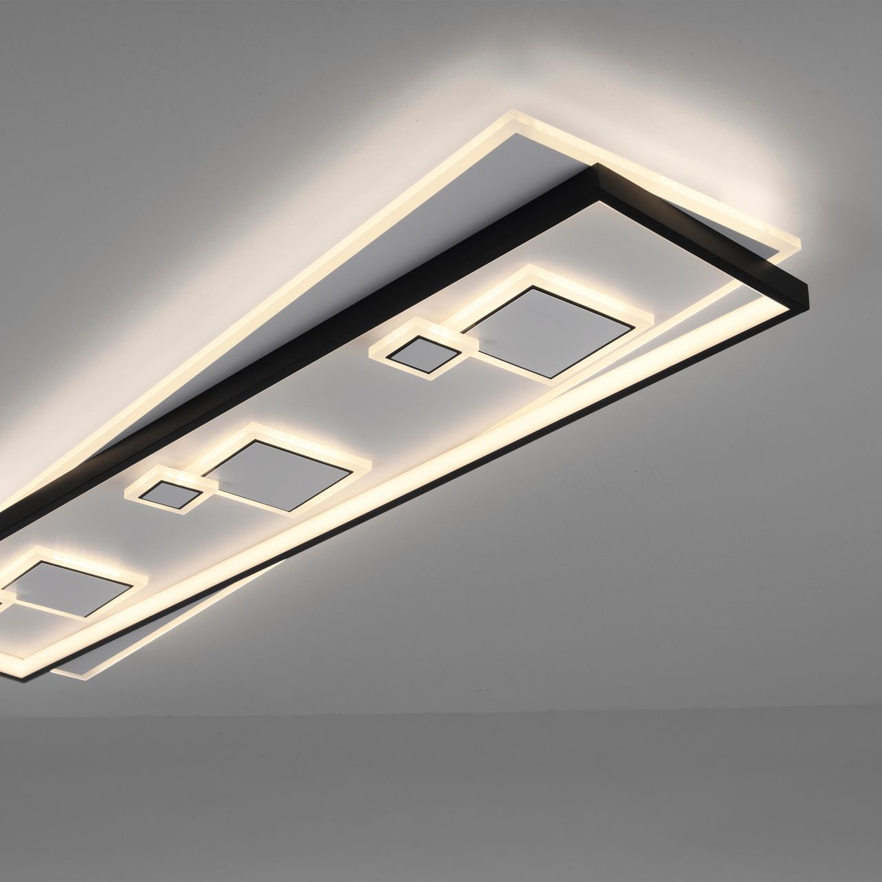 Paul Neuhaus LED Deckenleuchte MAILAK, 1x LED-Board/24Watt   1x LED-Board/12Watt, Weiss